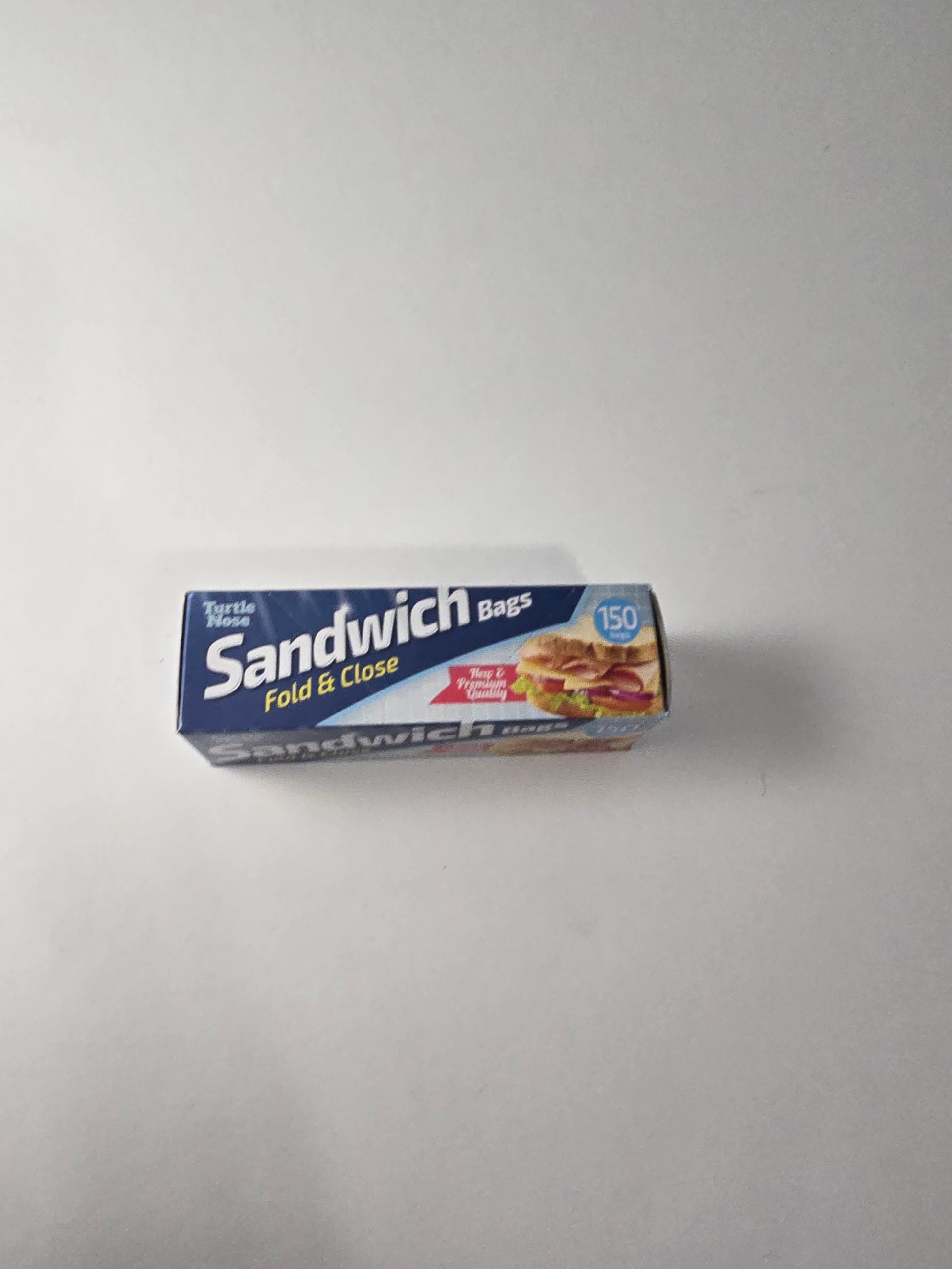 Turtle Nose Sandwich Bags 150 Count – Fold & Close | KB’s Marketplace