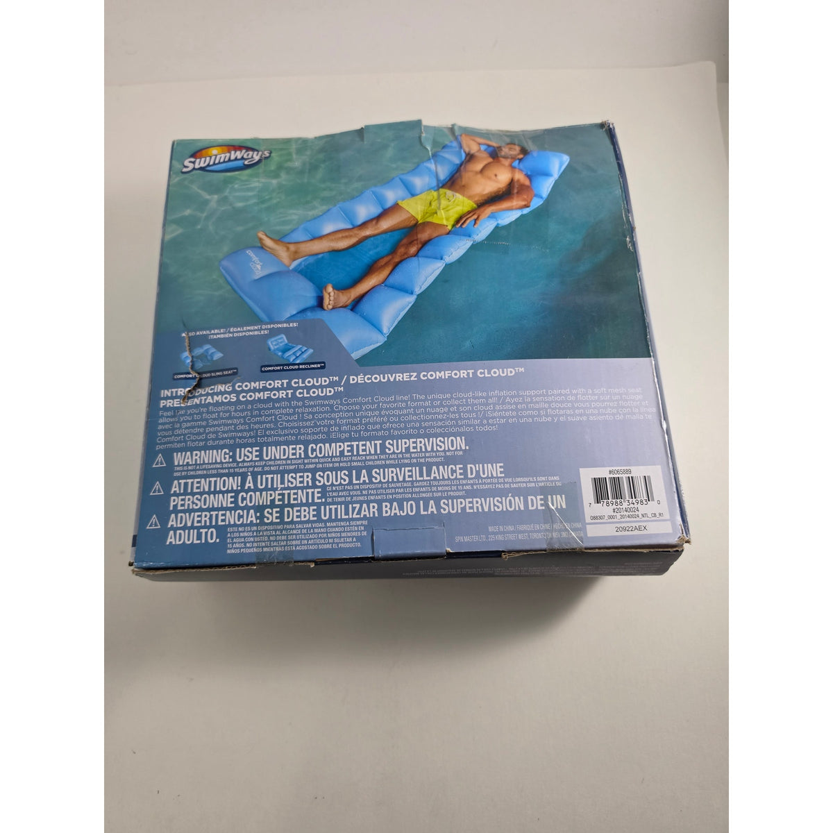 Swimways Comfort Cloud Pool Lounger - Fast Inflation