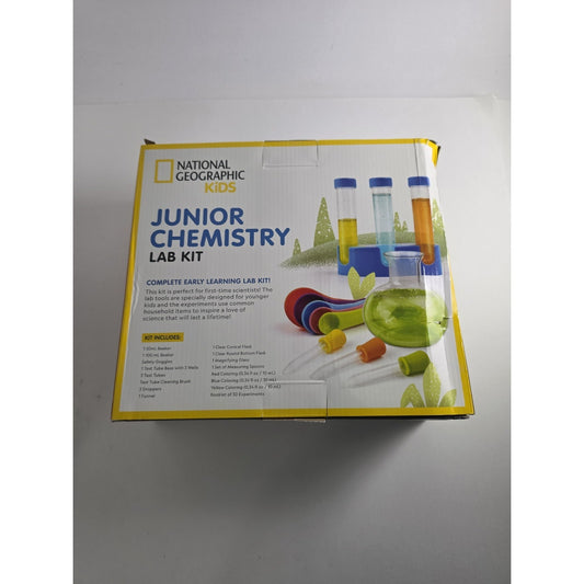 National Geographic Junior Chemistry Set- Learning Lab Kit, NEW!