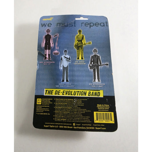 Super7 Reaction Figure Devo Booji Boy - 3.75" Devo Action Figure with Accesso...