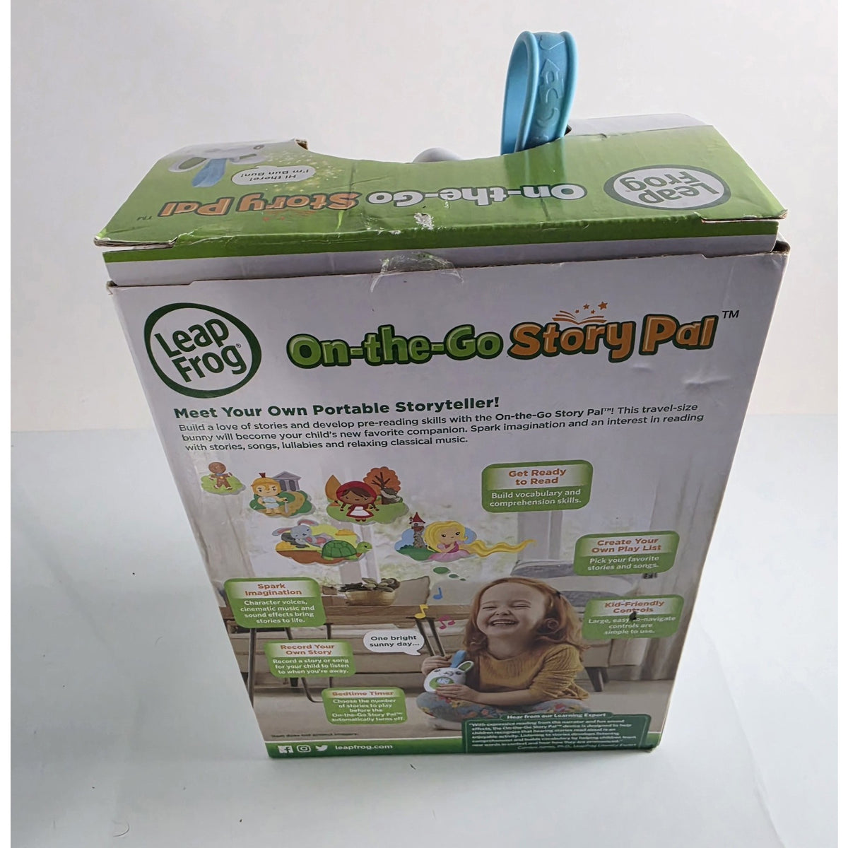 Leap Frog On-the-Go Story Pal Portable Storyteller Lullabies Songs Poems Works
