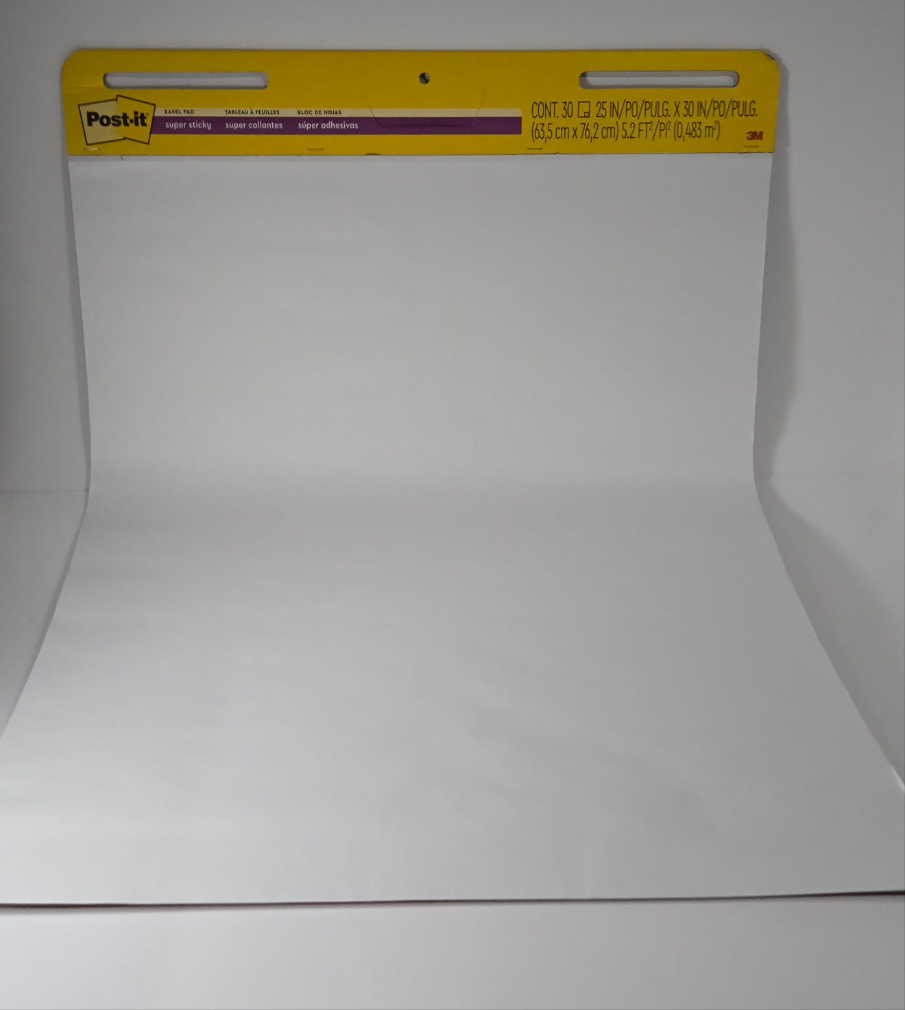 Post-it Easel Pad 25x30 - 6 Pack | Sticky Flip Chart Paper