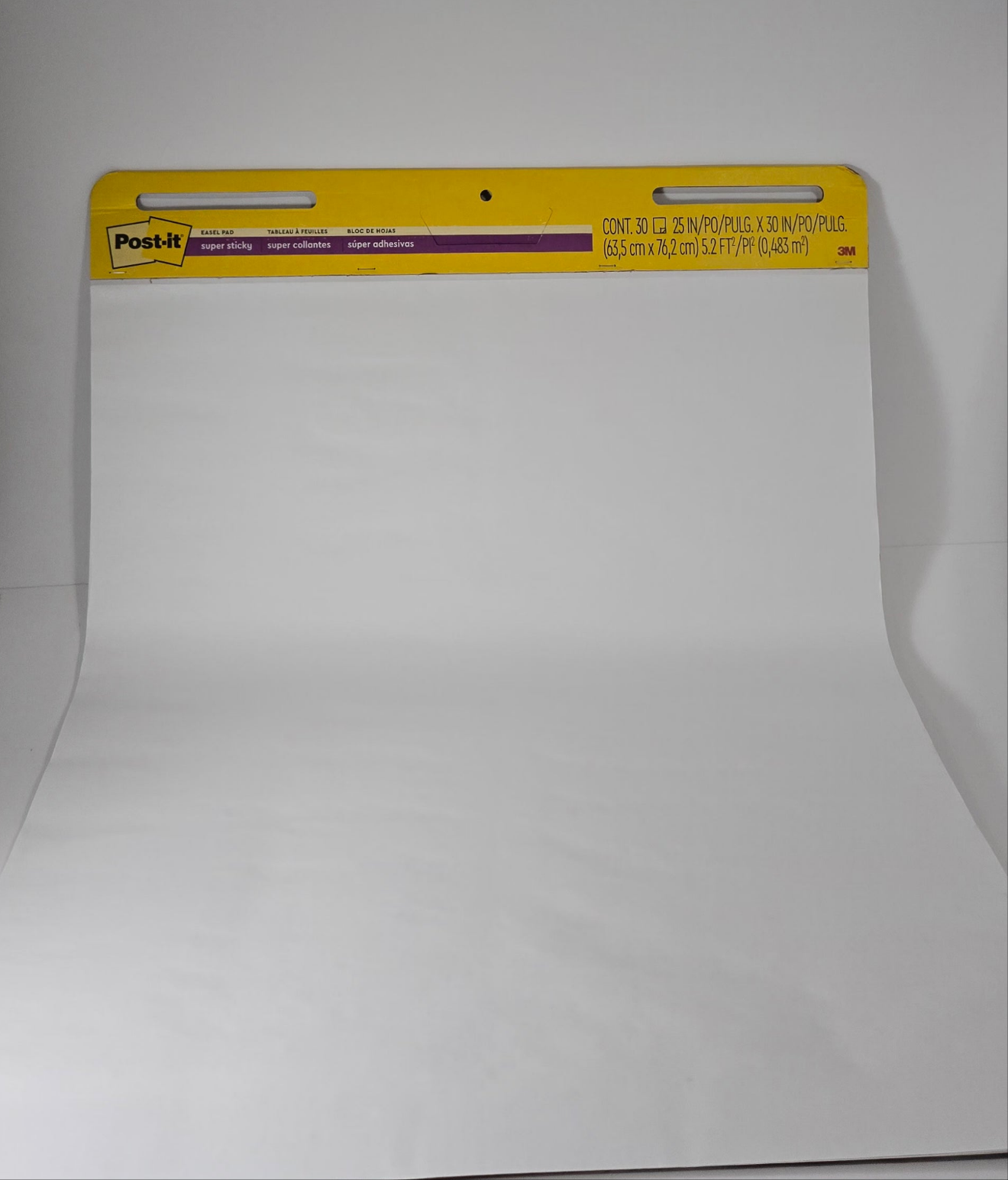Post-it Easel Pad 25x30 - 6 Pack | Sticky Flip Chart Paper
