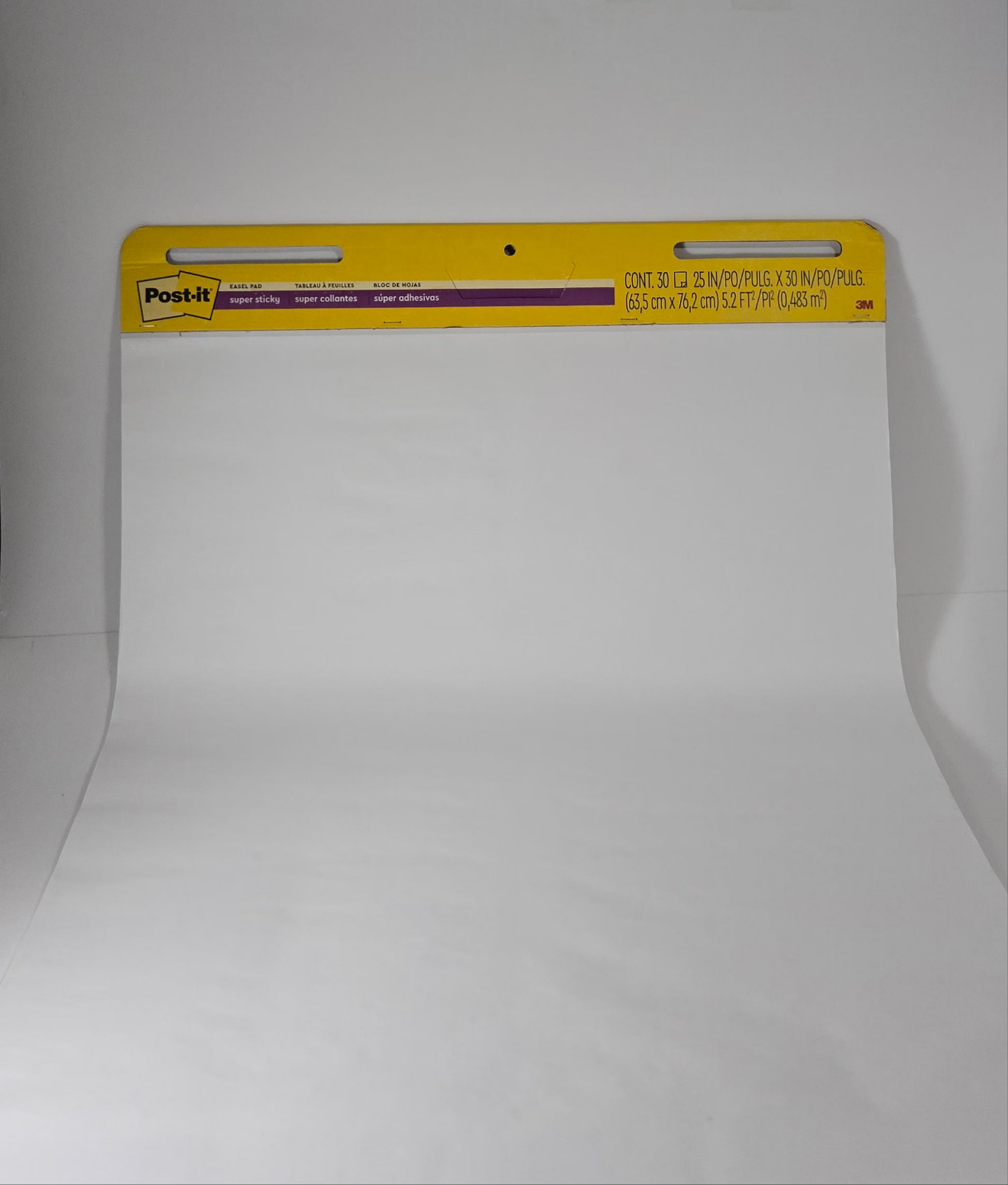 Post-it Easel Pad 25x30 - 6 Pack | Sticky Flip Chart Paper