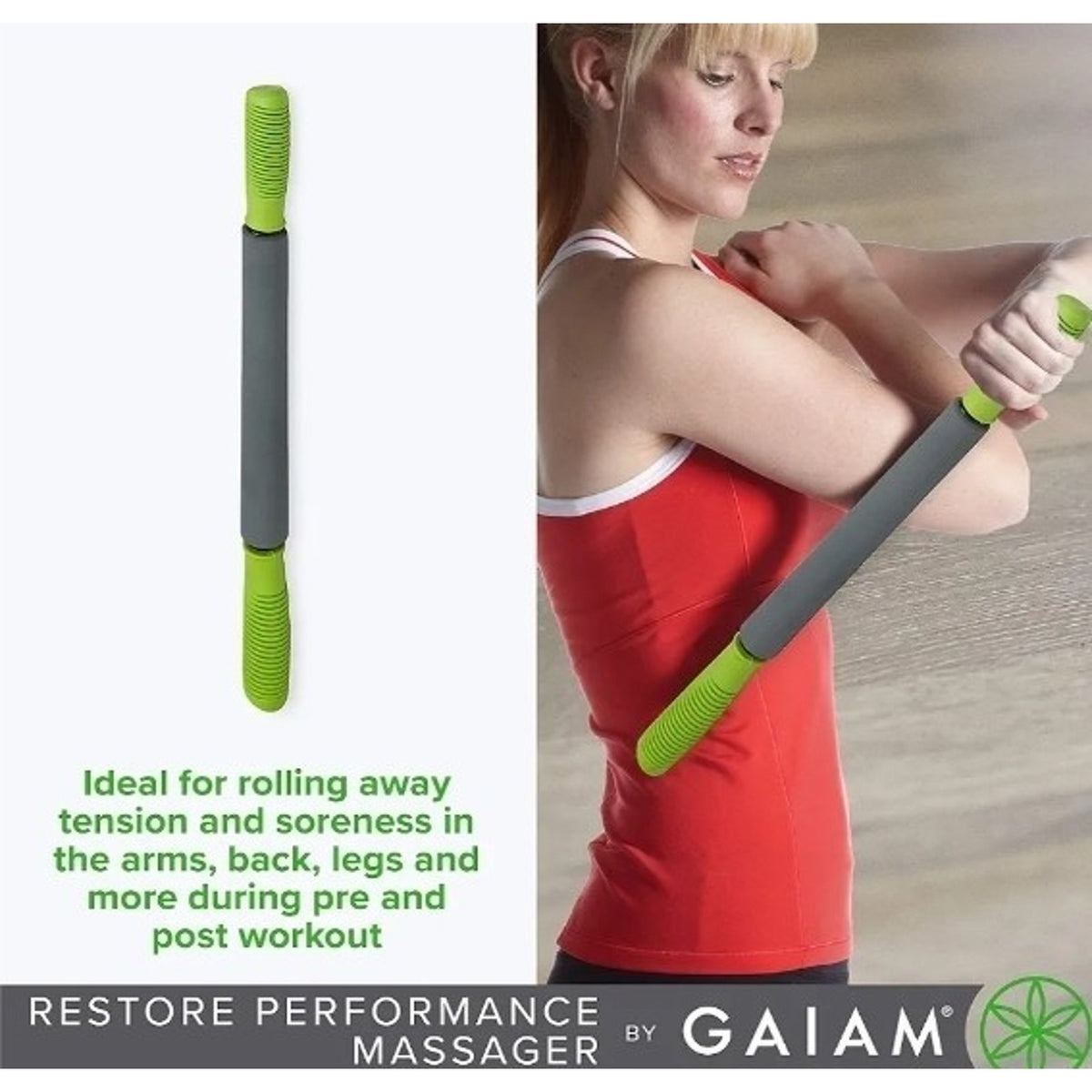 Gaiam Restore Massage Stick Roller