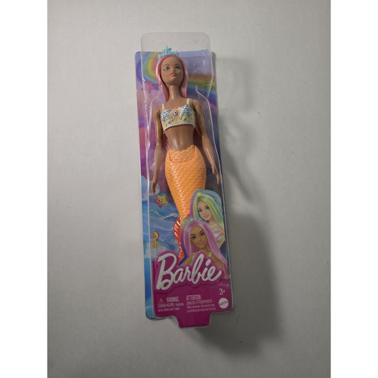 Barbie Mermaid Doll Bright Pink Ocean Adventure Toy for Kids Ages 3 and Up