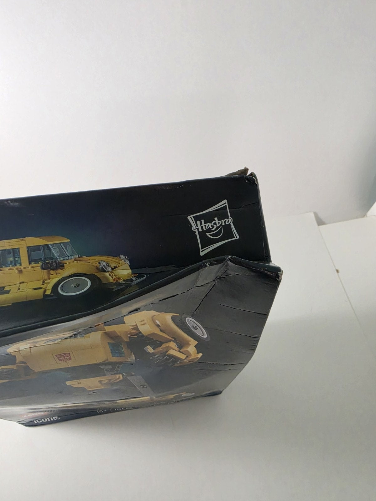 LEGO Bumblebee box angle view