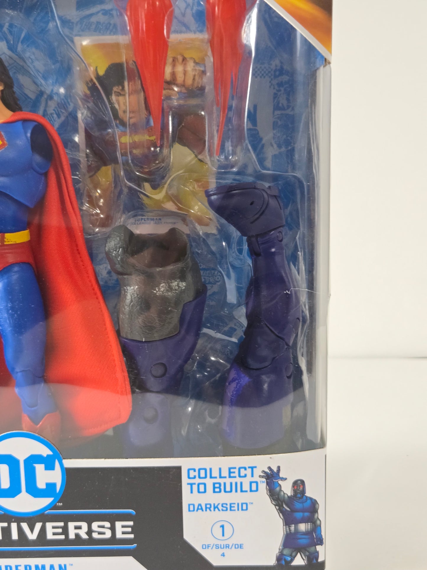 Multiverse Superman with Collect To Build Darkside Damaged β Collector's Action Figure
