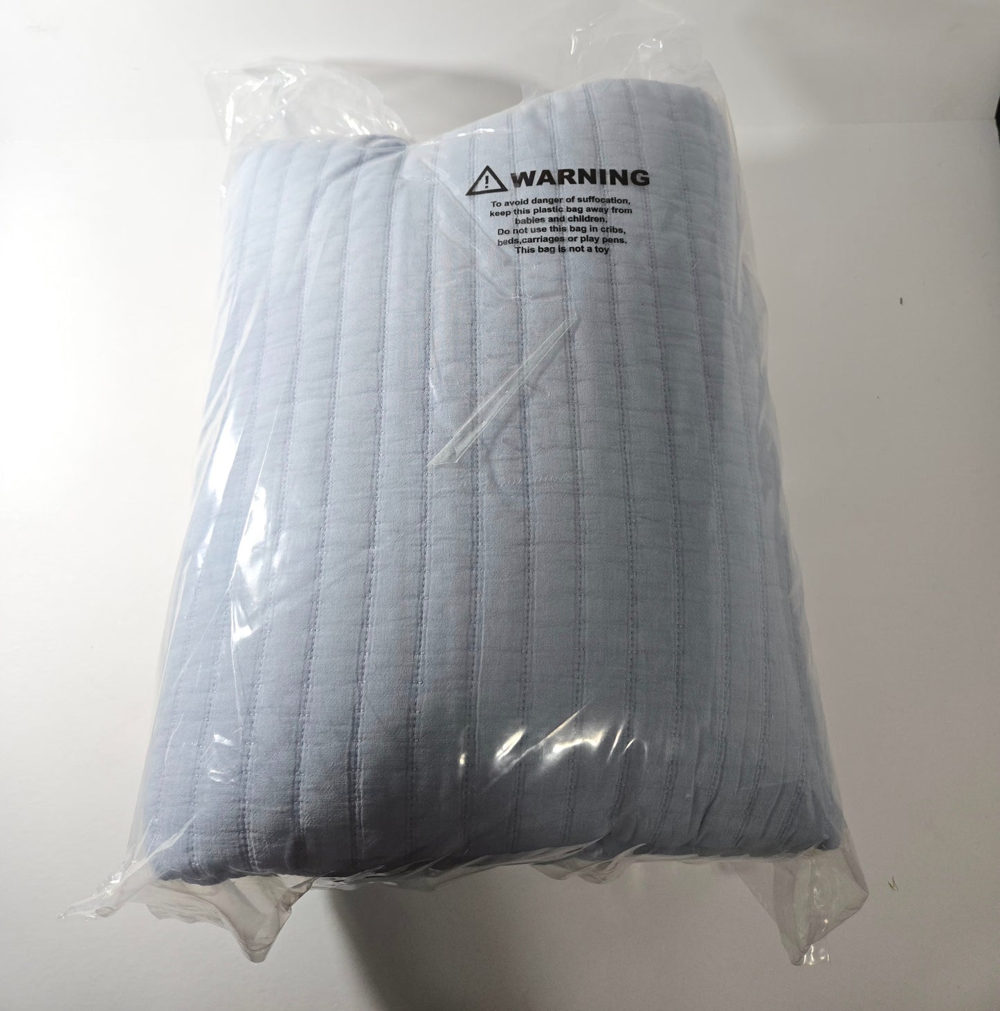 WDCOZY Blue Queen Size Quilt Set