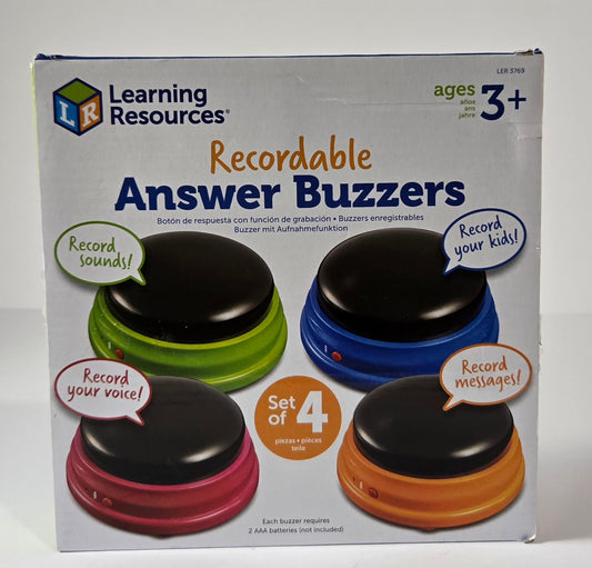 Recordable Answer Buzzer For Dogs, Kids, Game night