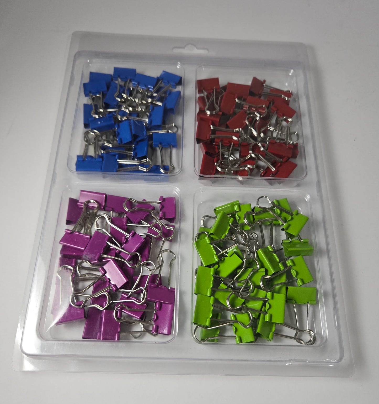 Mr. Pen Colored Binder Clips - 0.75' (3/4 inch), 100 Pack - Colorful Binder Clips in Small Size