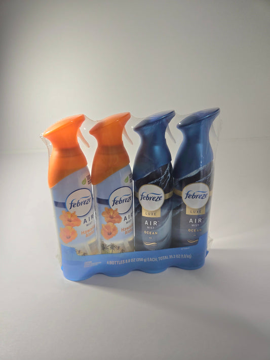 Febreze Fabric Refresher – Odor Eliminator Spray for Home 4 Pack
