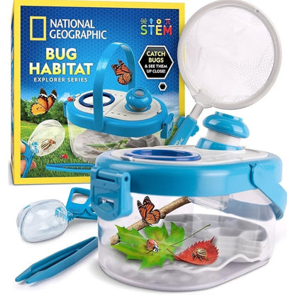 National Geographic Bug Catcher Kit for Kids - Kids Bug Habitat with Magnified V