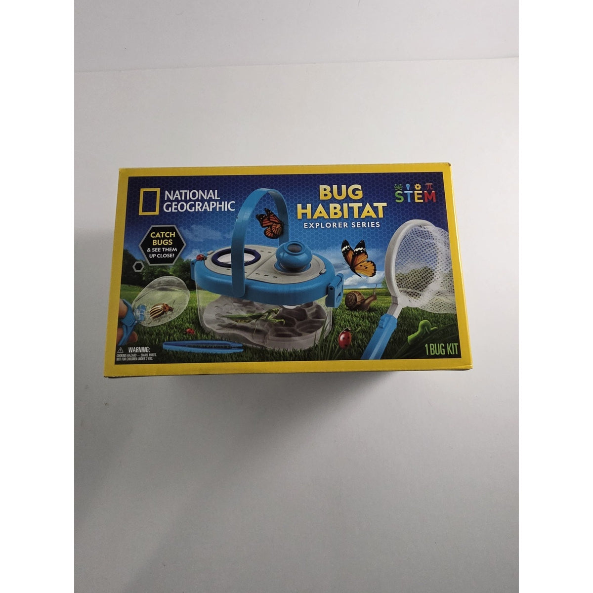 National Geographic Bug Catcher Kit for Kids - Kids Bug Habitat with Magnified V