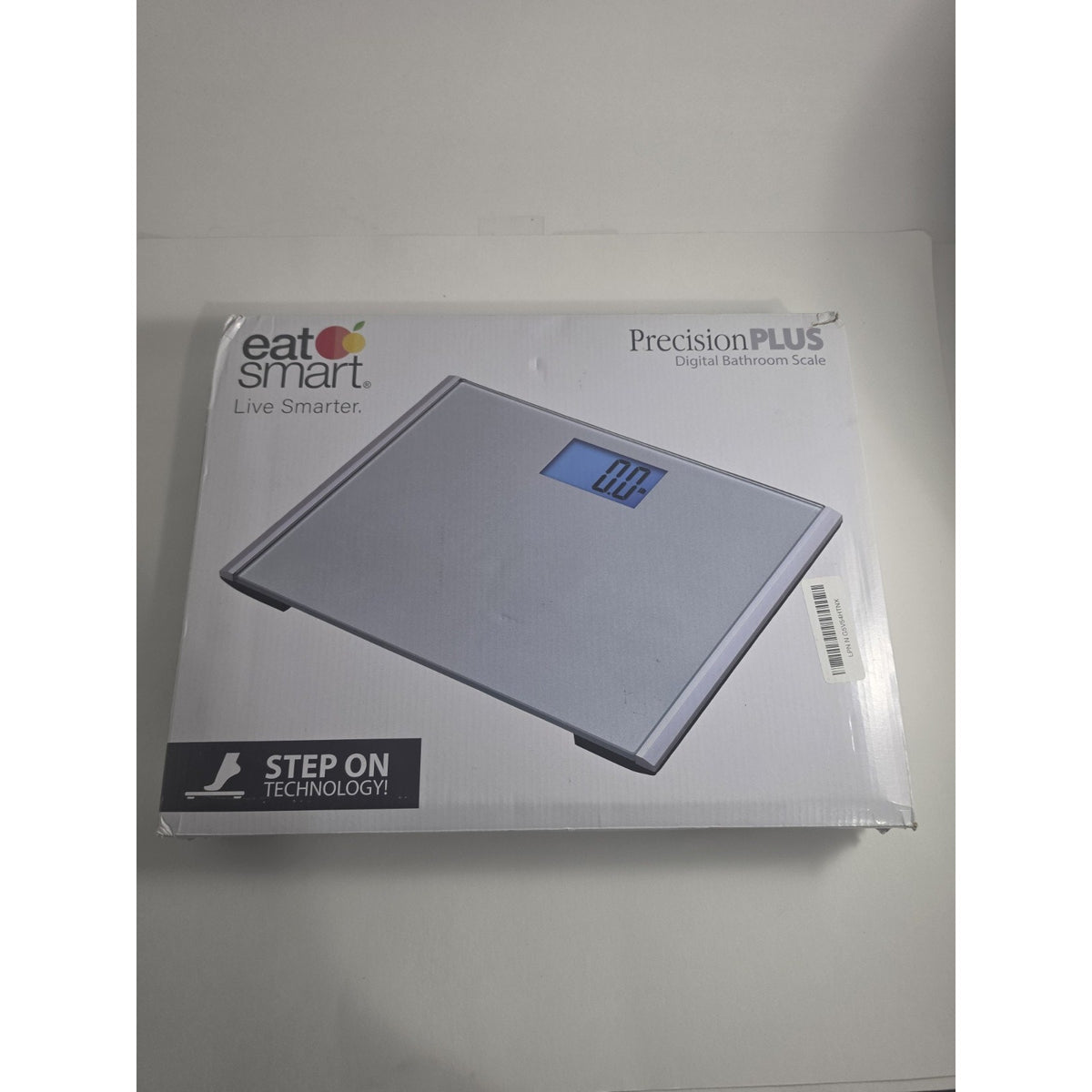 Eat Smart Precision Plus Digital Bathroom Scale for Body Weight, Silver