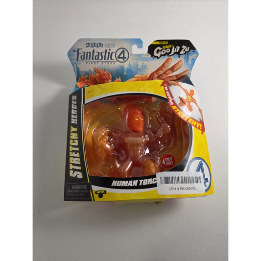 Fantastic 4 First Steps - Heroes of Goo Jit Zu (2024) HUMAN TORCH 4" Hero Pack!