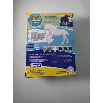 Breyer 10370 Paint & Play Clydesdale Horse Painting kit Heavy Horses craft art