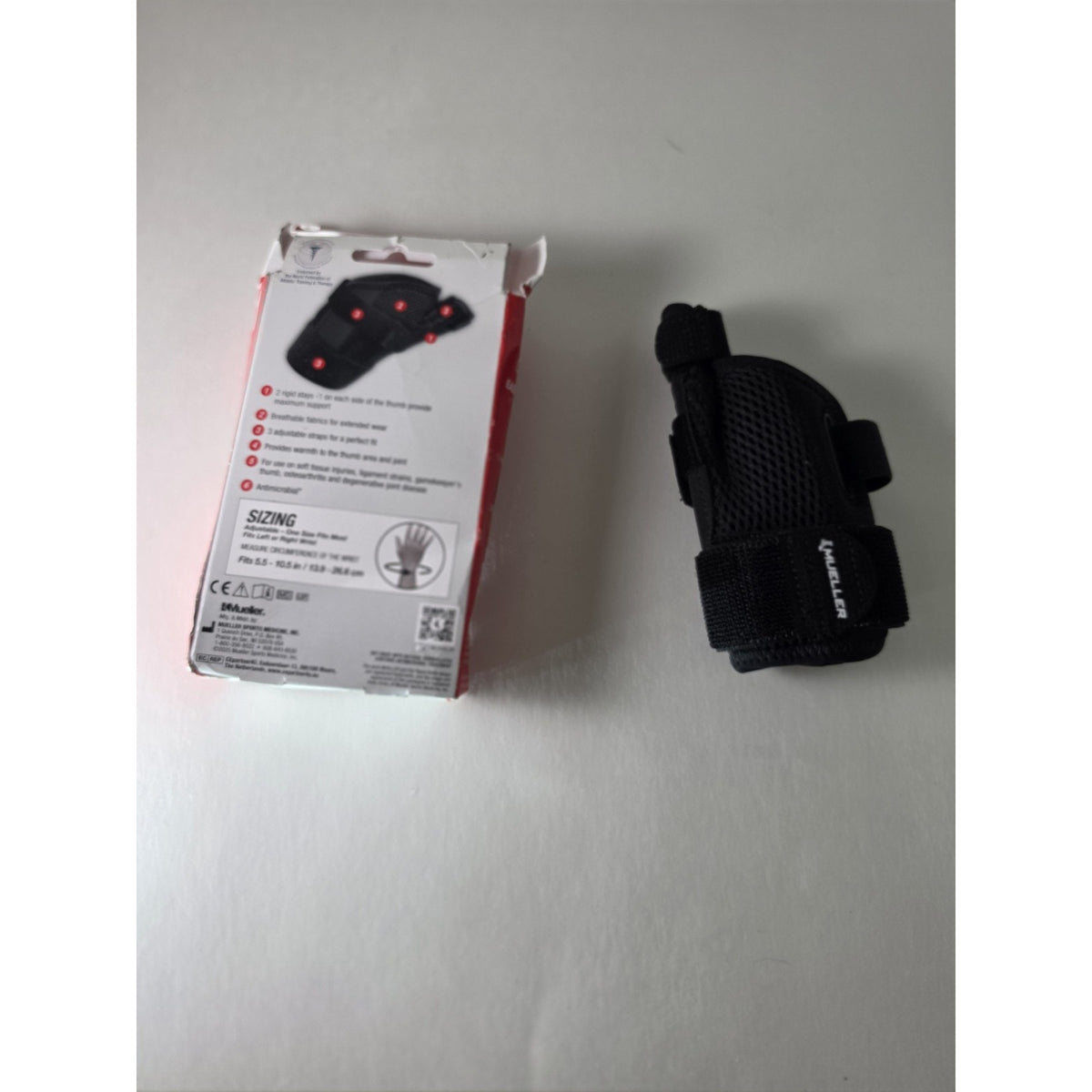 Sports Medicine Adjust-To-Fit Thumb Stabilizer, Spica Splint, Thumb Pain Relief