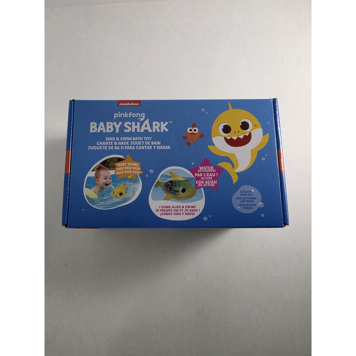 Junior Baby Shark New Silicon Fins Version Singing and Swimming Baby Shark PINK