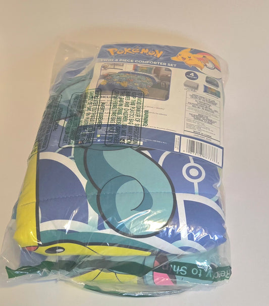 Pokémon First Starters Design Twin Comforter