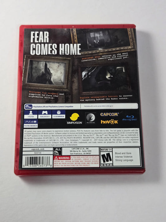 Resident Evil 7 Biohazard – PlayStation 4 (PlayStation Hits Edition) OPEN BOX