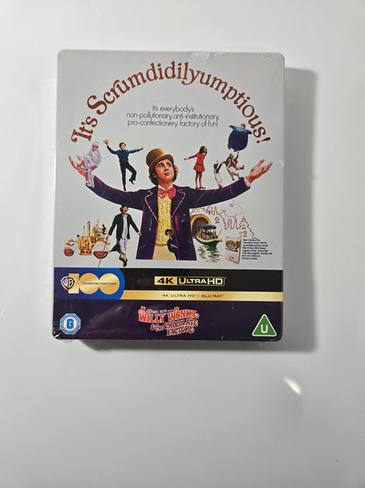 Willy Wonka & the Chocolate Factory (1971) – 4K Ultra HD Steelbook (50th Anniversary)