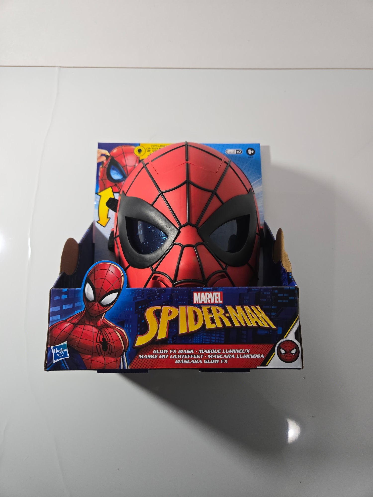 Spider-Man mask for kids with light up eyes