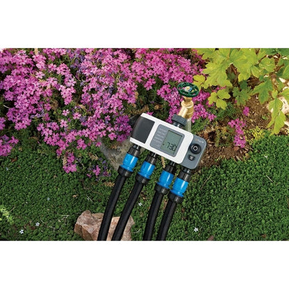 Orbit B-hyve XD 24634 Bluetooth 4-Port Smart Hose Faucet Watering Timer