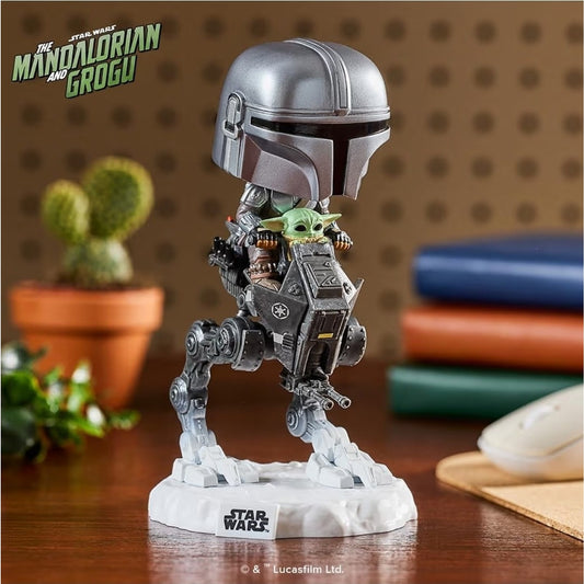 Funko Pop! Rides Deluxe: Star Wars - The Mandalorian with Grogu #837