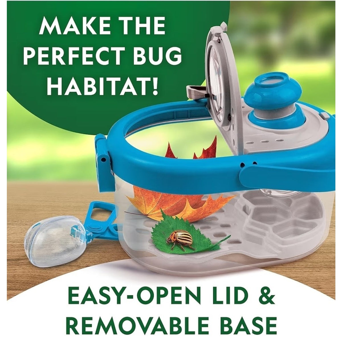 National Geographic Bug Catcher Kit for Kids - Kids Bug Habitat with Magnified V