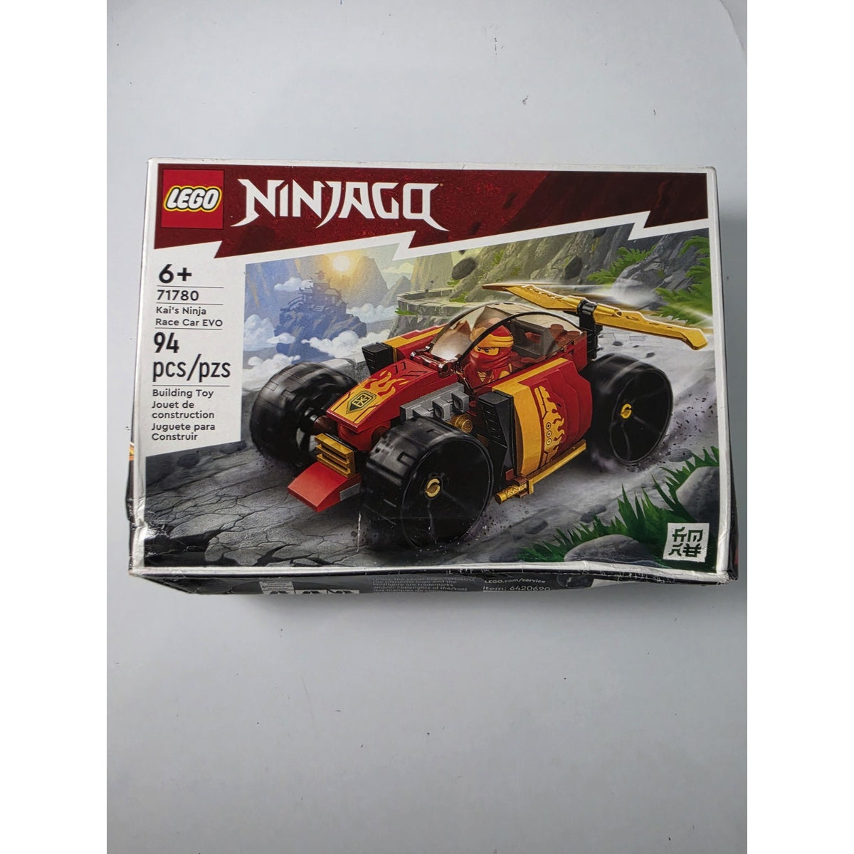 LEGO 71780 NINJAGO: Kai’s Ninja Race Car EVO NEW Sealed Retired EOL