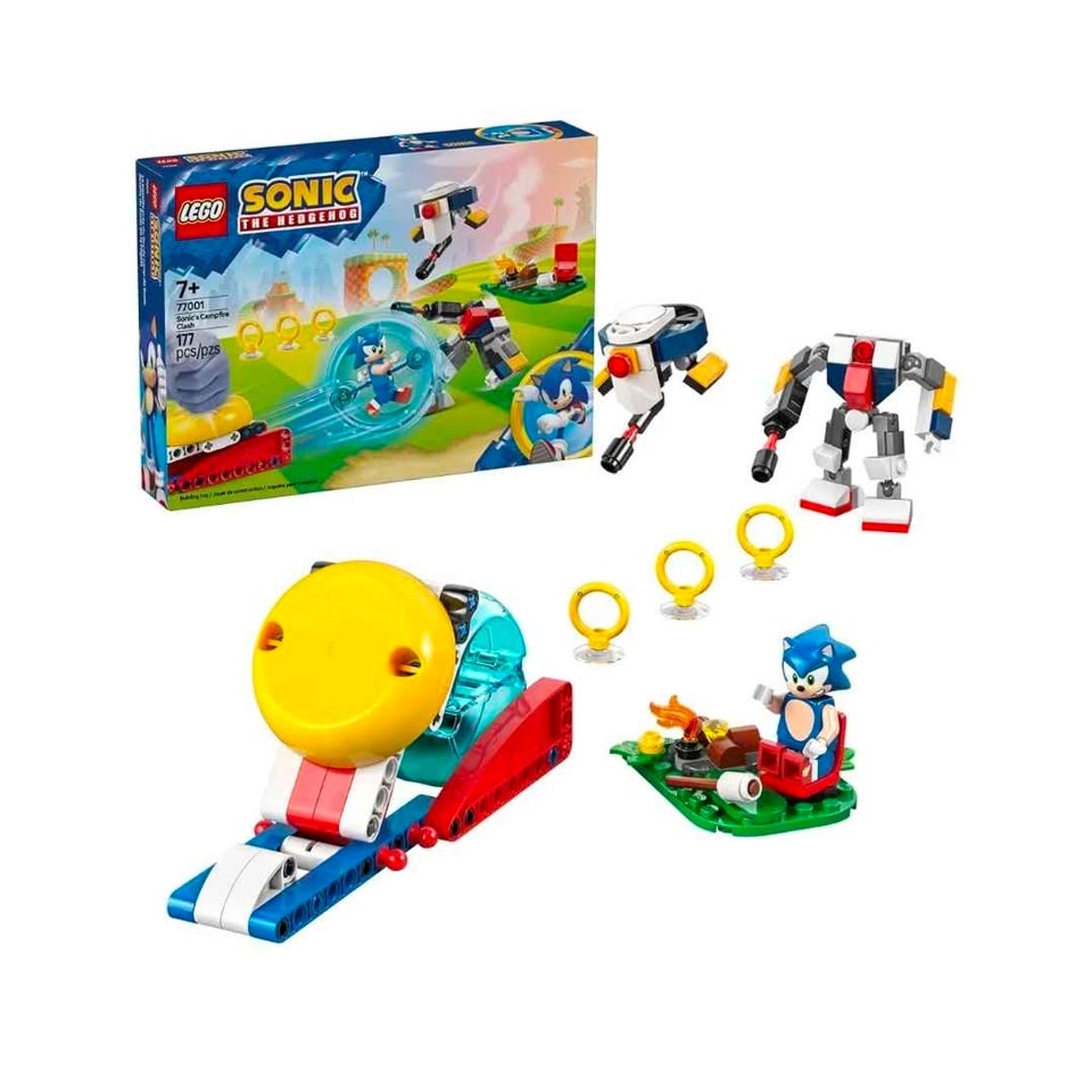 Lego Sonic The Hedgehog Sonics Campfire Clash Construction Toy Set 77001