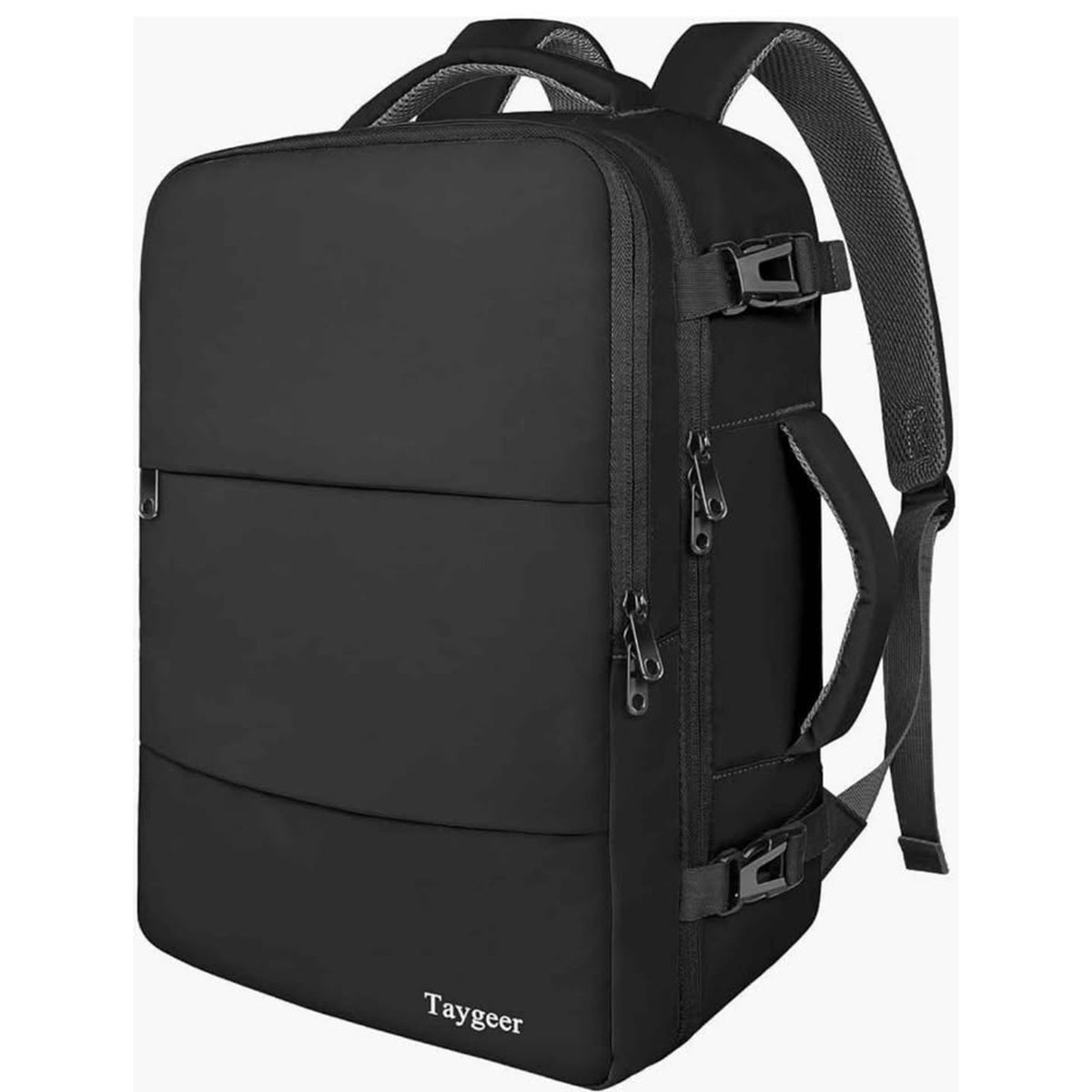 Taygeer Travel Laptop Backpack for Men Women, Airplane Approved Large, Black