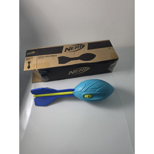 Nerf Vortex Aero Howler Neon Foam Ball, Classic Long-Distance Football, Flight-O