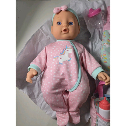 16" Baby Doll Travelling Set in Pink - Dream Collection