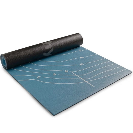 Hydrow 71" X 26" Blue Multi Use Workout Mat Yoga DDP Exercise-NEW!!