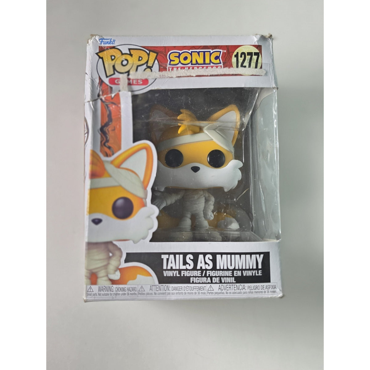 Funko Pop! Sonic the Hedgehog Tails as Mummy #1277 Vinyl Figure