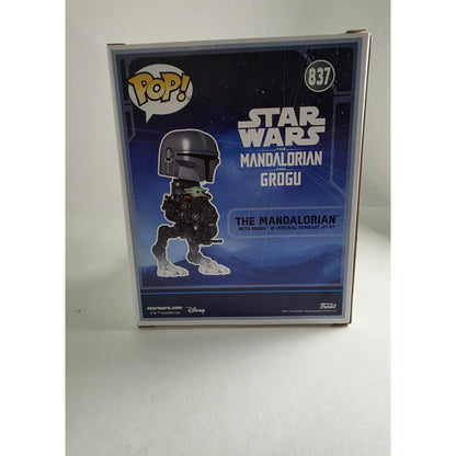 Funko Pop! Rides Deluxe: Star Wars - The Mandalorian with Grogu #837