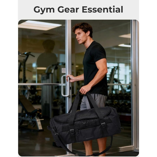 4-IN-1 Duffle Bag for Travel, 40L Travel Bag Gym Duffle, TSA Carry on Backpack w