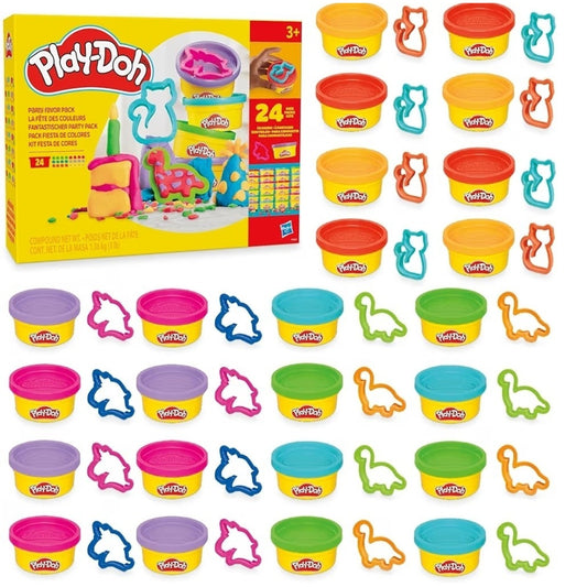 Play-Doh Party Favor Pack Bulk 24 Pack Of Modeling Compound Cutters Classroom