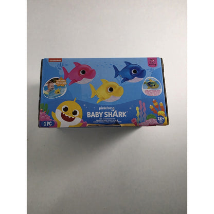 Junior Baby Shark New Silicon Fins Version Singing and Swimming Baby Shark PINK