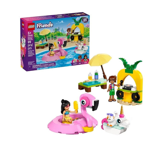 LEGO Friends Unicorn & Flamingo Pool Party 42658