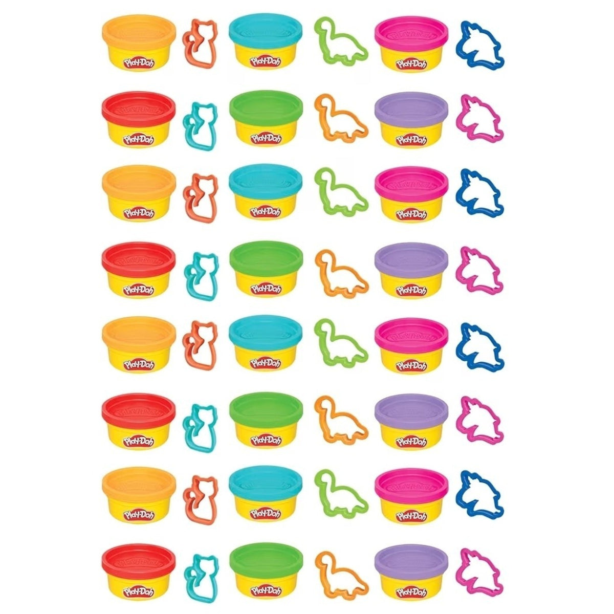 Play-Doh Party Favor Pack Bulk 24 Pack Of Modeling Compound Cutters Classroom