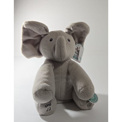 Baby Gund 12" Animated Flappy The Elephant Plush, Singing Stuffed Animal