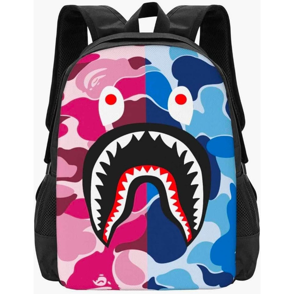 MVGKTGOQ Backpack Shark Camo Backpack Travel laptop bag Stylish and durable both