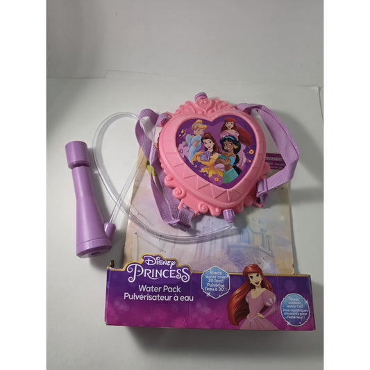 Disney Princess Water Backpack Water Toy, Outdoor Water Blaster for Kids