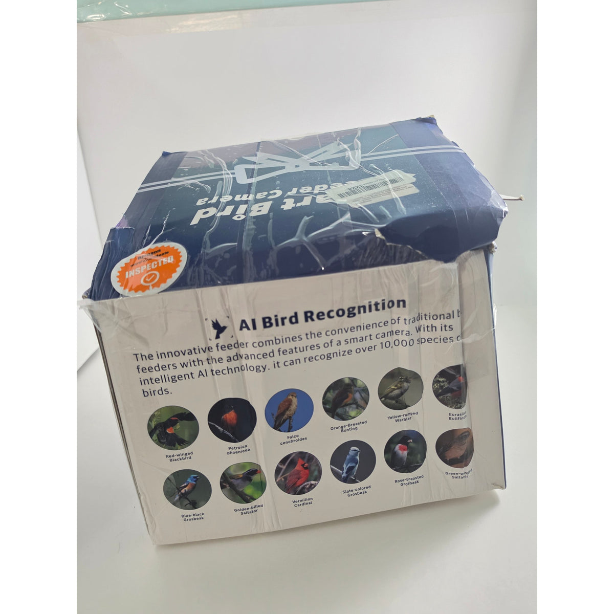 LIWAN Solar Bird Feeder Camera w/ 2K Live Video & AI