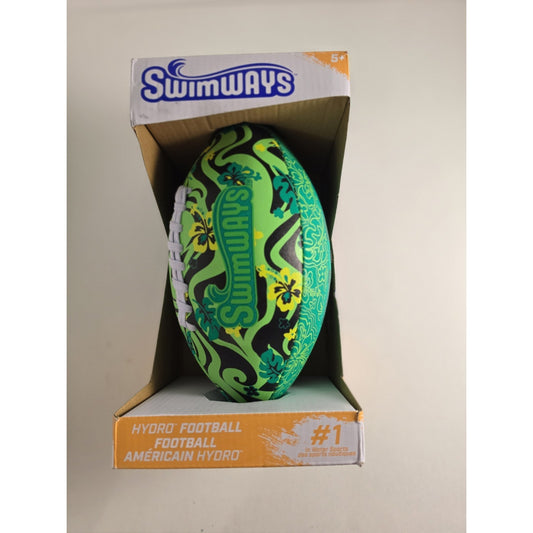 SWIMWAYS HYDRO WATERPROOF 9.25” Orange FOOTBALL-BEACH & POOL PLAY-AGES 5+ (NEW)