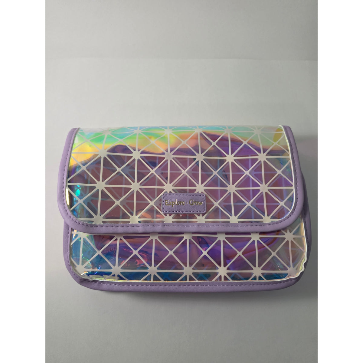 Iridescent Clear Bag for Stadium Event - Clear Purse for Women Stadium Crossbody