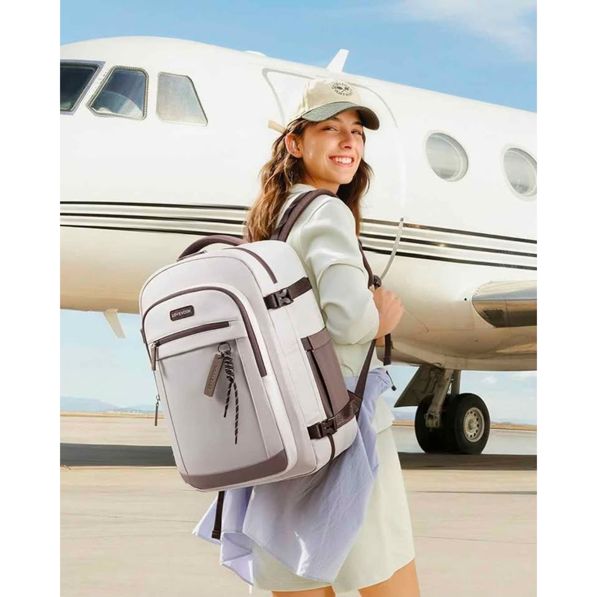 40L Travel Backpack for Women, Airline Approved Carry on Luggage, TSA Personal I